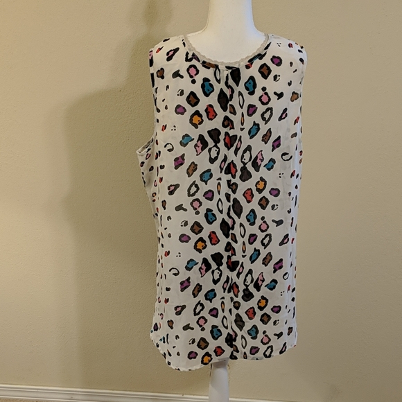 Tunic Tank Leopard Print 1X - Picture 4 of 7
